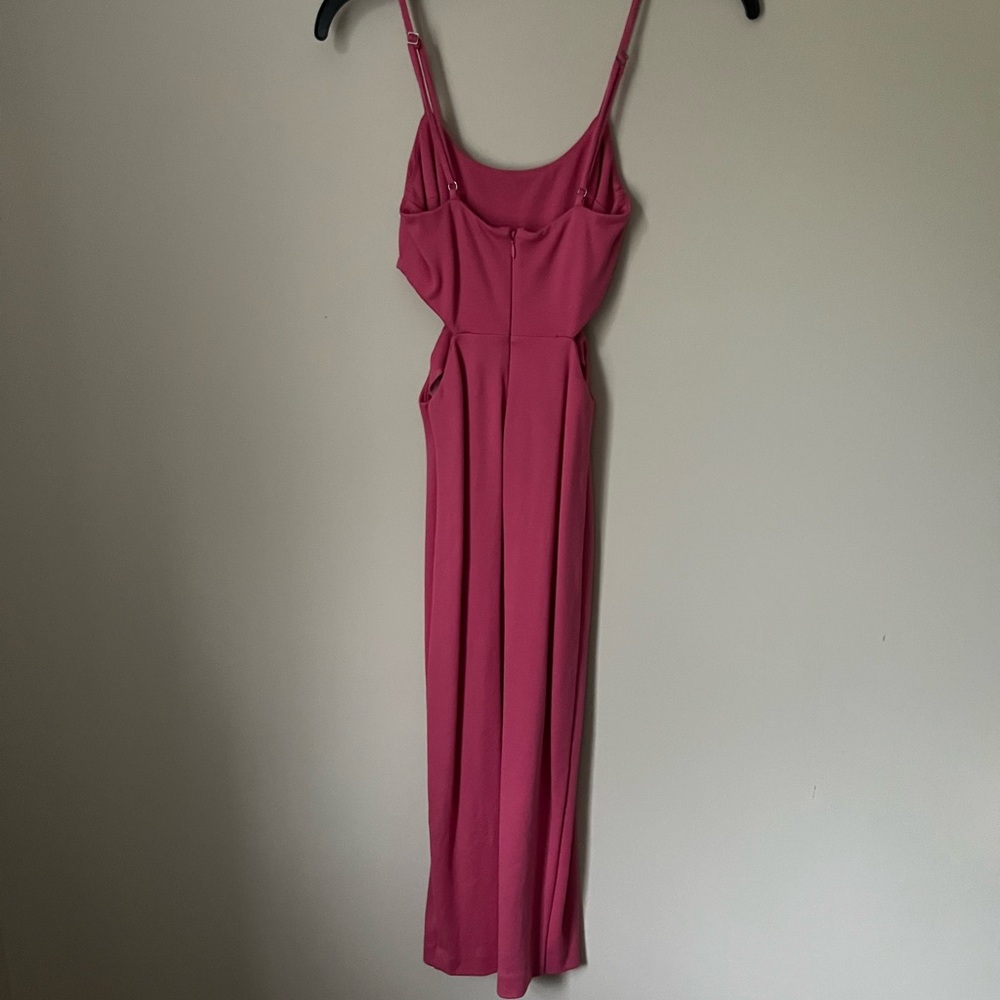 Revolve Hot Pink, Side cut-out Midi Dress, XS - Picture 2 of 4